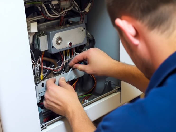 New furnace installation