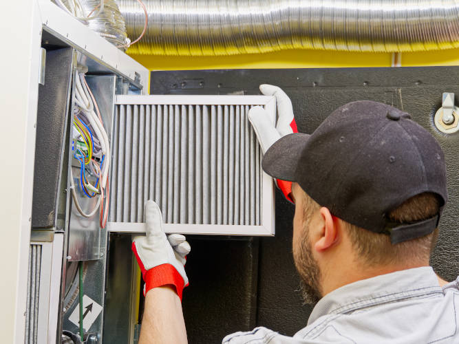 Heating system maintenance